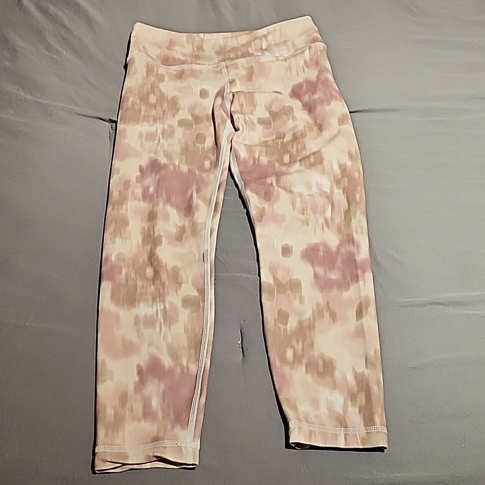 Balance Collection Pink and Brown Tie-Dye Leggings